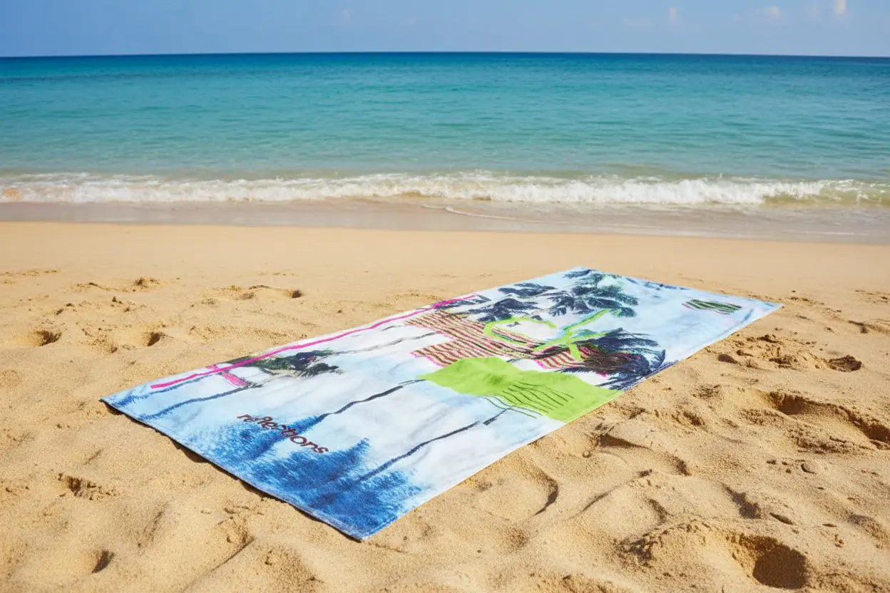 Calvin Klein Beach Towel CK One Summer Daze 70cm x 150cm GWP - Image 4