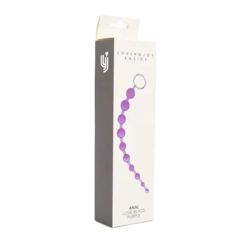 Loving Joy Anal Love Beads Purple - Image 3