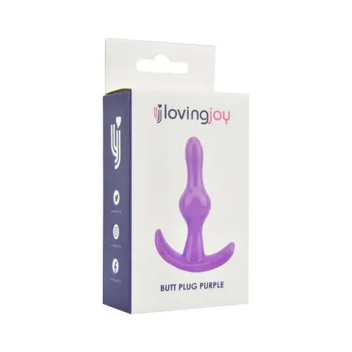 Loving Joy Butt Anal Plug Purple - Image 5