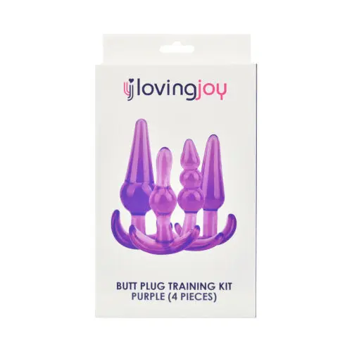 Loving Joy Butt Anal Plug Training Kit Purple - Image 6