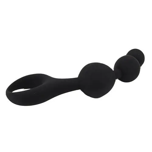 Loving Joy Triple Ripple Anal Beads-Black - Image 5