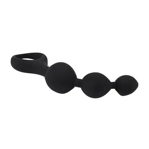 Loving Joy Triple Ripple Anal Beads-Black - Image 7